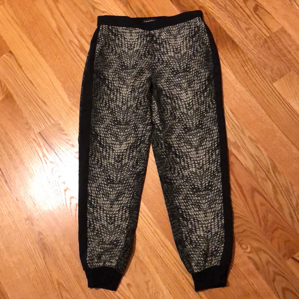 Snake skin print joggers